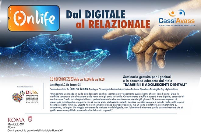 Giuseppe Lavenia Dipendenze Tecnologiche Roma Onlife